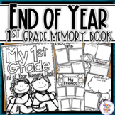 End of Year Memory Book - 1st Grade writing and craft activity