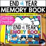 FREE End of Year Memory Book, Free End of Year Activity