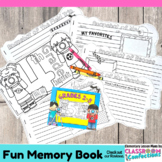 End of Year Memory Book 2nd 3rd 4th 5th Grades