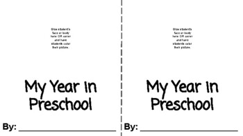 Preview of End of Year Memory Book- 3 Choices ALL included! PK, K, and 1