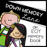 End of the Year Memory Book Second Grade Activities Summer
