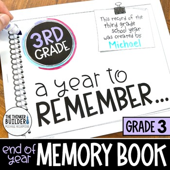 Preview of End of Year Memory Book {3rd Grade}