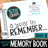 End of Year Memory Book {5th Grade}