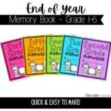 End of Year Memory Book