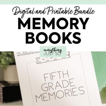 Preview of May Activity Packet & Digital Resource - End of Year Fun Memory Book 3rd 4th 5th
