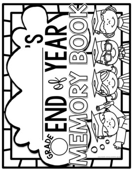 Preview of End of Year Memory Book, End of Year Activity