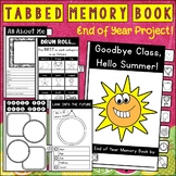 End of Year Memory Book | End of the School Year Activity 
