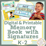 End of Year Memory Book End of the Year Activities Digital and Printable Google