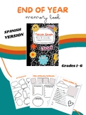 End of Year Memory Book (Grades 1-6) SPANISH ONLY