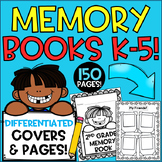 End of Year Memory Book! K-5! Differentiated! #funjunedeals
