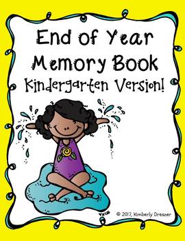 Preview of End of Year Memory Book | Kindergarten Memory Book
