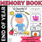 End of the Year Memory Book | Kindergarten and 1st Grade U