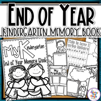 Preview of End of Year Memory Book - Kindergarten writing and craft activity