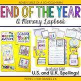 End of the Year Activities Memory Lapbook