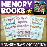 Preview of End of Year Memory Book: Last Week School Activities & Writing Prompts
