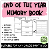 End of Year Memory Book - Suitable for Any Grade