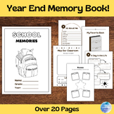 End of Year Memory Book - Year Book - End of Year Reflections