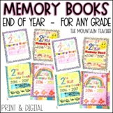 End of Year Memory Book for Any Grade | Print and Digital