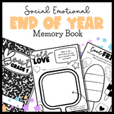 End of Year Memory Book for Social Emotional Learning | SE