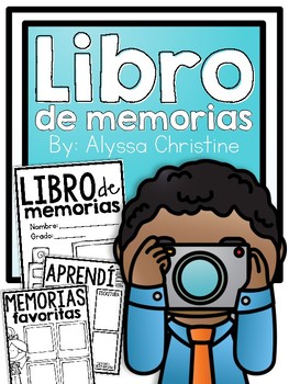 Preview of End of Year Memory Book in Spanish