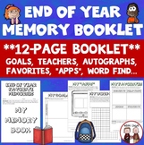 End of Year Memory Booklet Activity