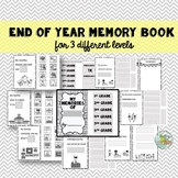 End of Year Memory Books