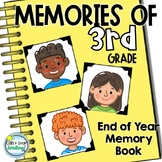 3rd Grade Memory Book for the End of Year NO PREP Just Print