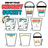 End of Year Memory Bucket || Summer Bucket List || Editabl