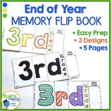 End of Year Memory Flip Book Activity 3rd Grade