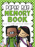 End of Year Memory Paper Bag Book