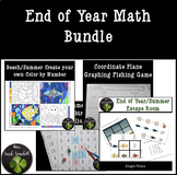 Summer End of Year Middle School Math Bundle