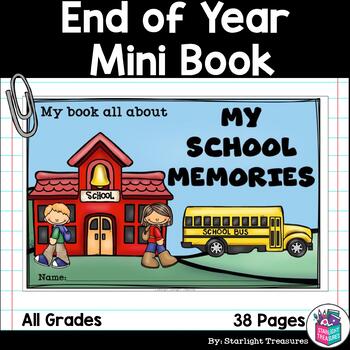 Preview of End of Year Mini Book - End of Year Memory Book
