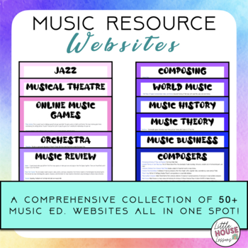 Preview of End of Year Music Activities Resource List