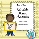End of Year Music Awards - Editable