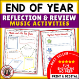 End of Year Music Activities for Reflection and Review