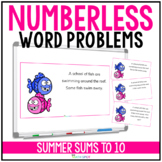 End of Year Numberless Word Problems Addition and Subtract