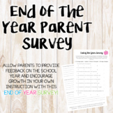 End of Year Parent Survey