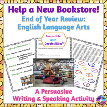 End of Year English and English Language Arts Persuasive Writing Activity
