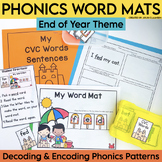 End of Year Phonics Review Activities | Decoding & Encodin