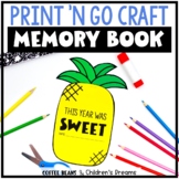 End of Year Pineapple Craft and Memory Book