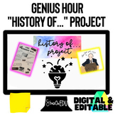 End of Year Project Based Learning PBL Genius Hour Passion