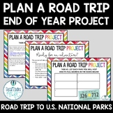 End of Year Project Plan a Road Trip Digital with Google Slides™