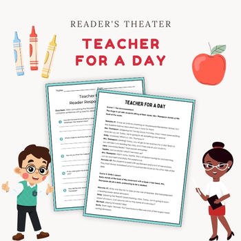 Preview of End of Year Readers' Theater Activity: Teacher for a Day for Grades 3-7