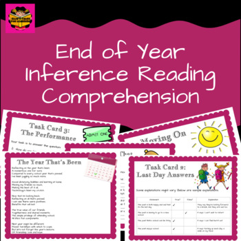 Preview of End of Year Reading Comprehension Poetry Inference