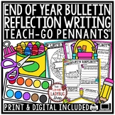 End of Year Writing Reflection Activity Poster Last Day of