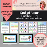 End of Year Reflection Activity and PowerPoint - Classroom