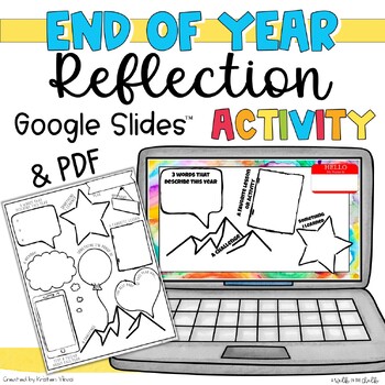 Preview of End of the Year Reflection Activity
