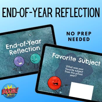 Preview of End-of-Year Reflection -- Boom Cards!