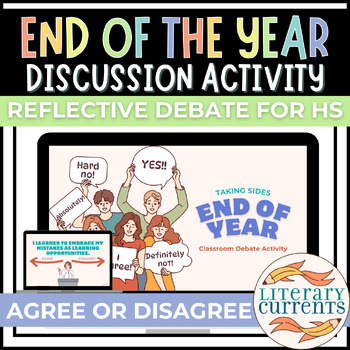 Preview of End of Year Reflection Debate | Any Subject | High School Discussion Activity