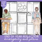 End of Year Reflection EMERGENCY SUB PLANS for Secondary Students